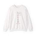Loved by God Crewneck Sweatshirt — Christian Floral Faith Pullover