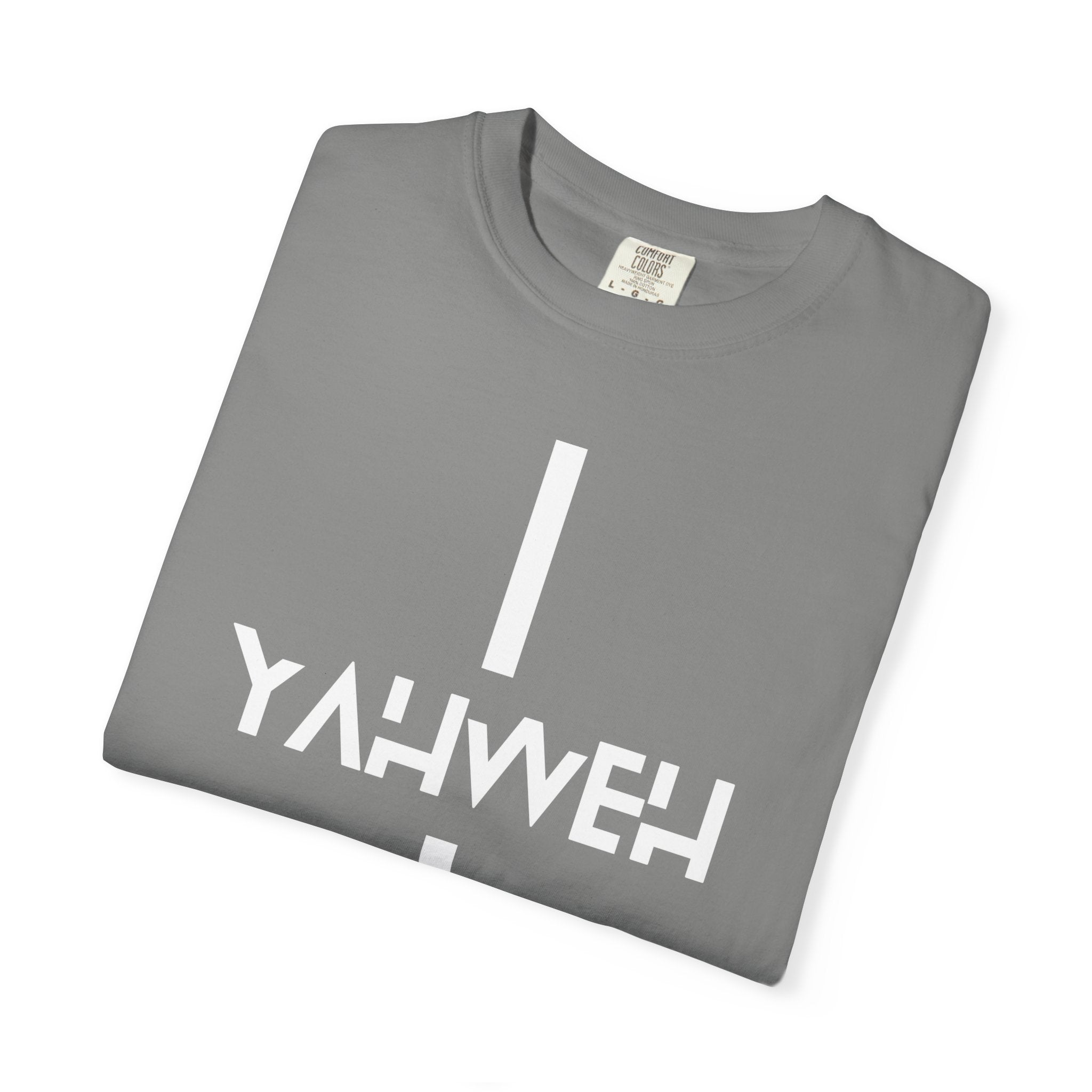 Yahweh Vertical Cross T‑Shirt — Christian Faith Graphic Tee
