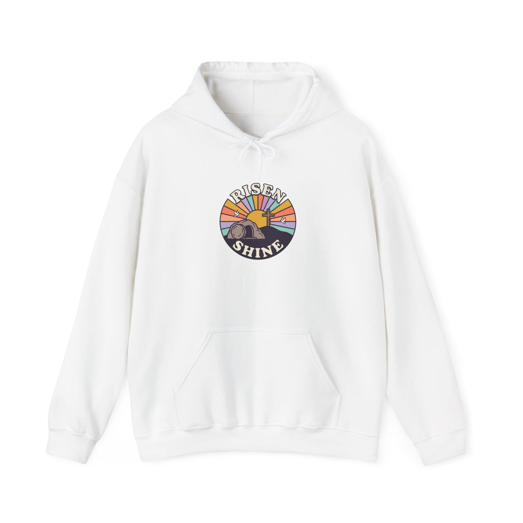 He Risen Shine Hoodie | Christian Easter shirt, faith-based humor