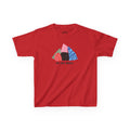 Kids Tee — Colorful Easter Tomb Design "He Has Risen"