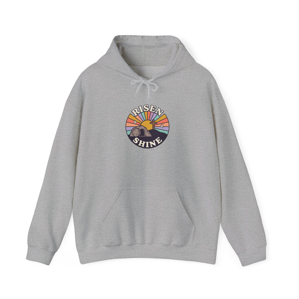 He Risen Shine Hoodie | Christian Easter shirt, faith-based humor