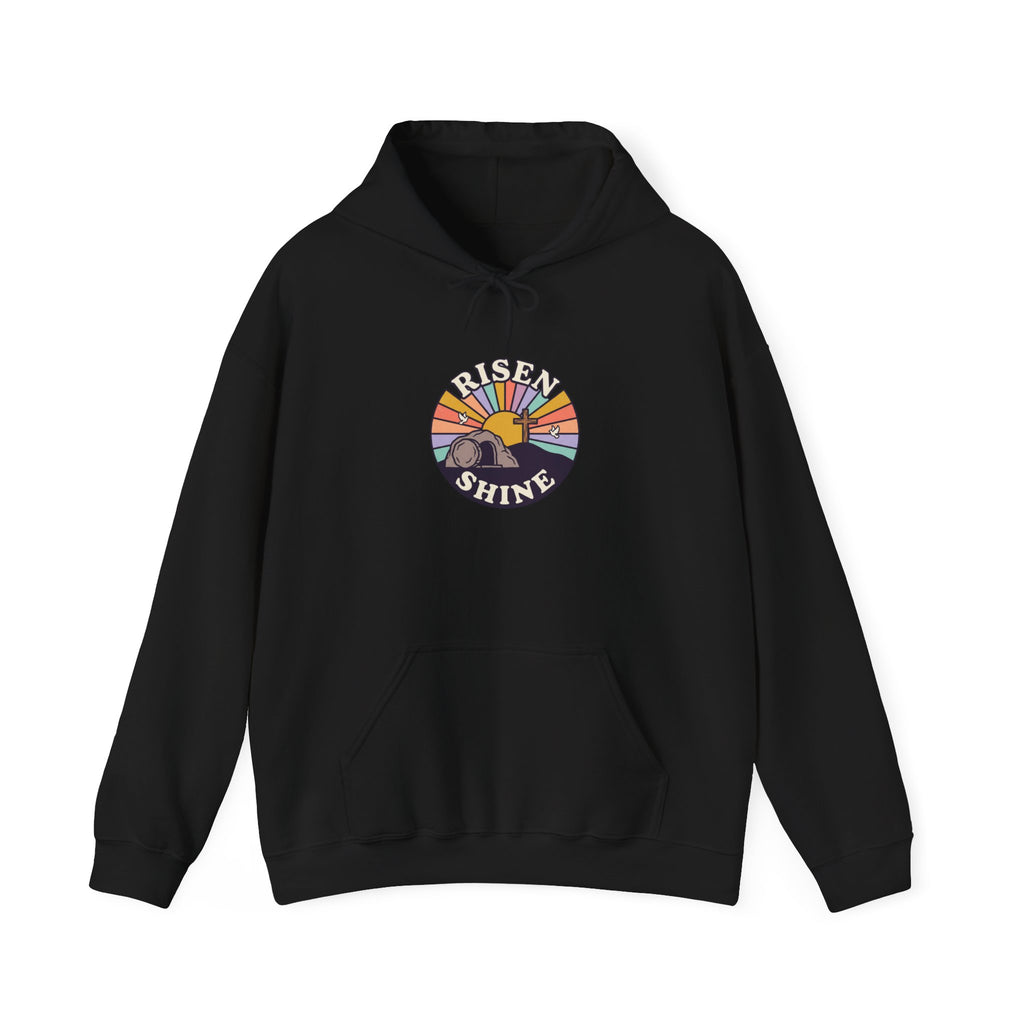 He Risen Shine Hoodie | Christian Easter shirt, faith-based humor