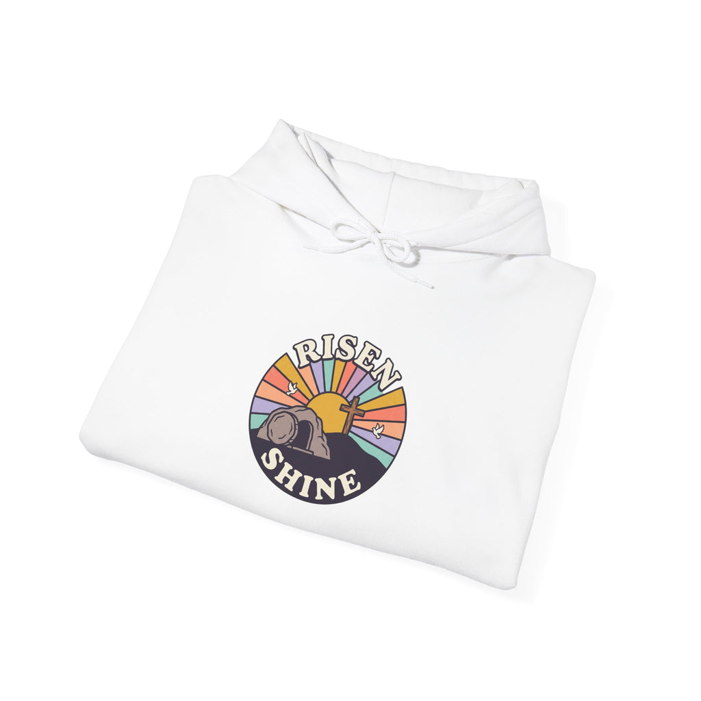 He Risen Shine Hoodie | Christian Easter shirt, faith-based humor