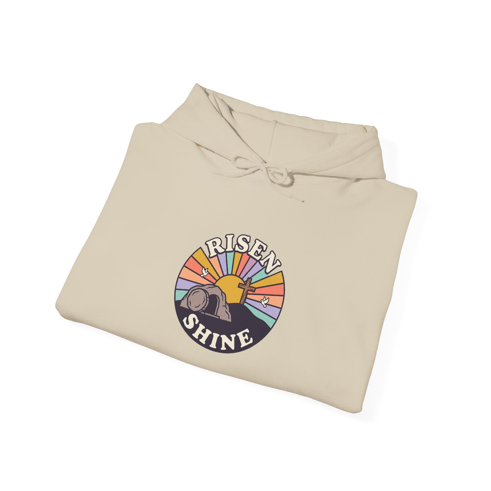 He Risen Shine Hoodie | Christian Easter shirt, faith-based humor