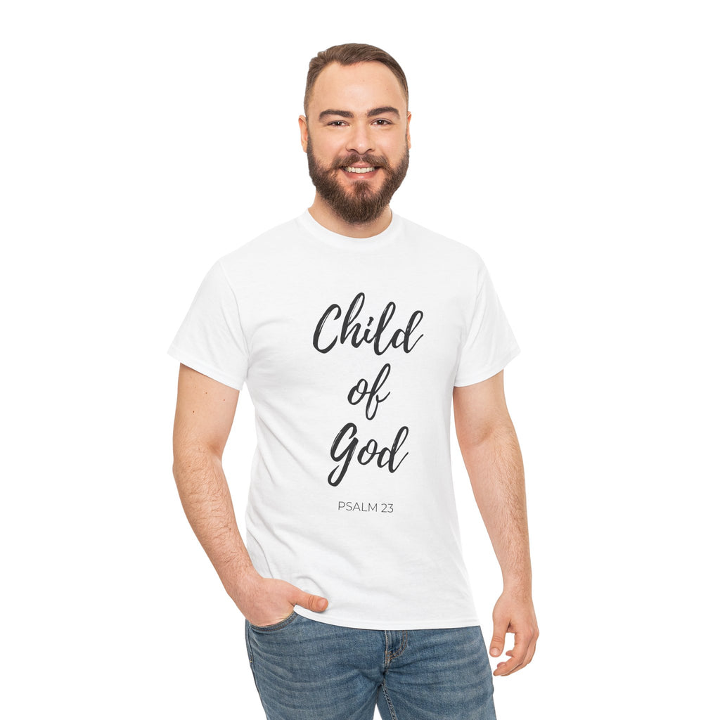 Child of God T-Shirt — Inspirational Christian Tee (Psalm 23)