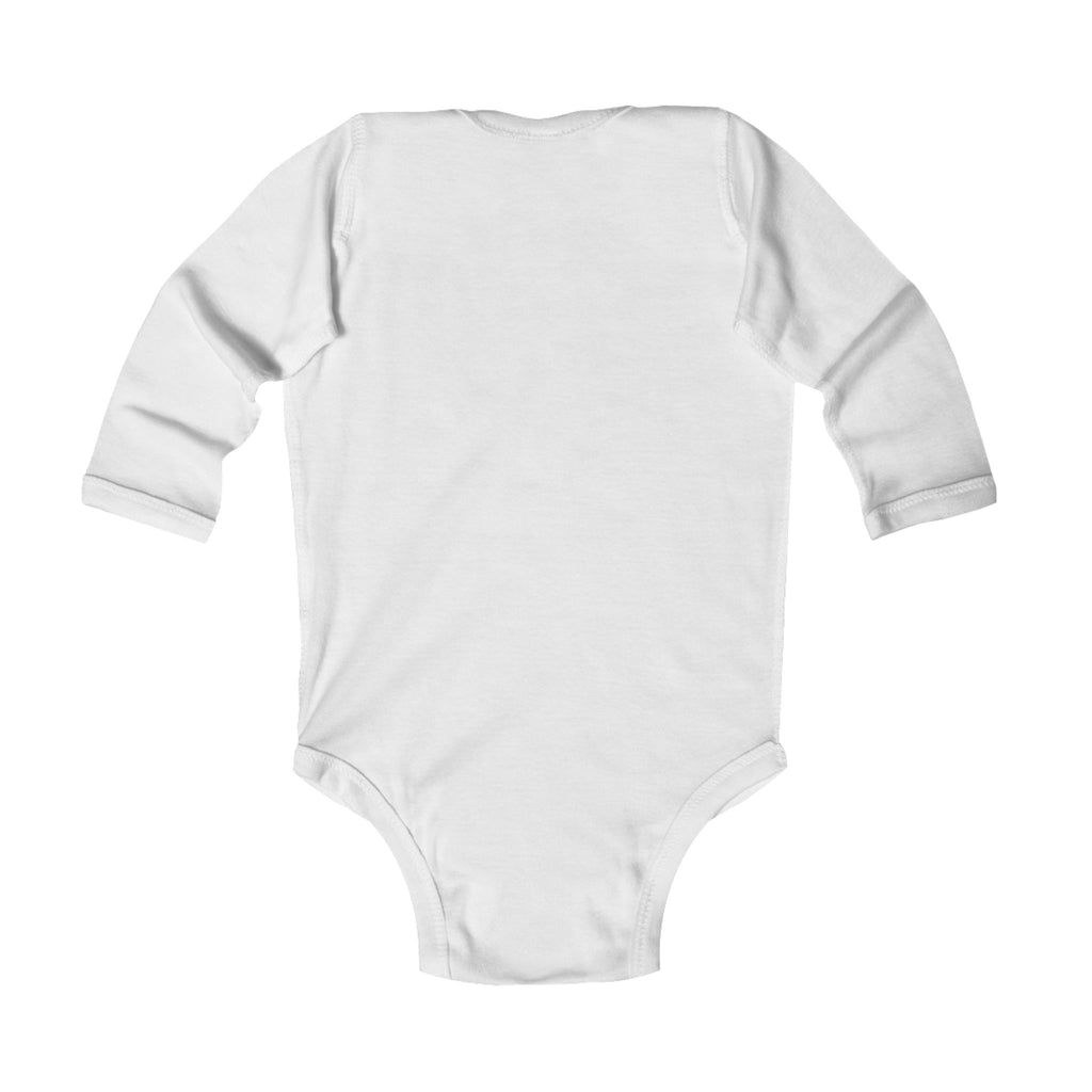 Infant Bodysuit "Jesus Love Me" Cute Lamb Christian Baby Onesie - Long Sleeve Baptism Gift