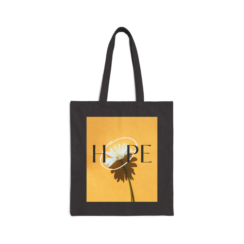 Hope Daisy Canvas Tote Bag - Yellow Floral Eco Shopper