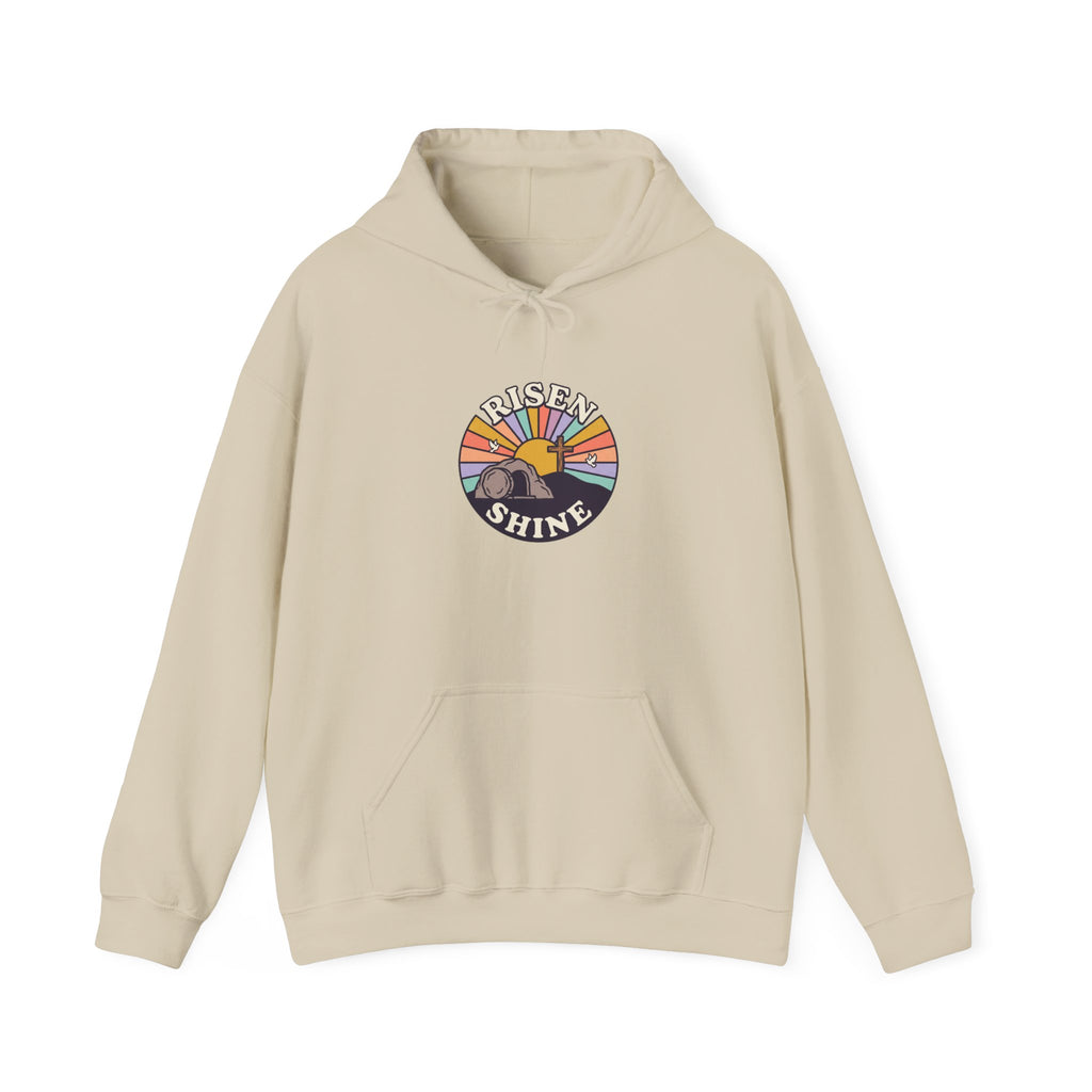 He Risen Shine Hoodie | Christian Easter shirt, faith-based humor