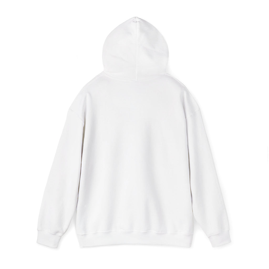 Hoodie — Minimal Script White Pullover "She Looks Like This"
