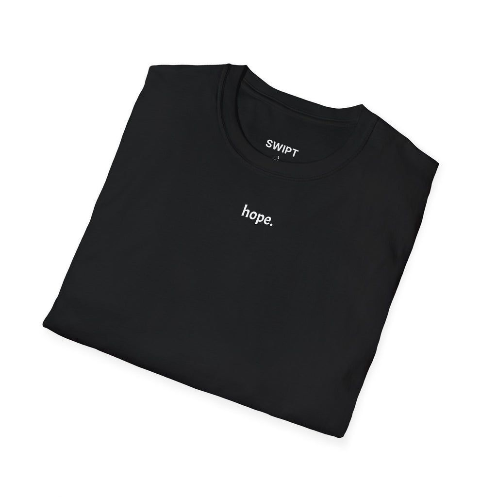 Hope Minimalist T-Shirt — Small Chest Script Tee