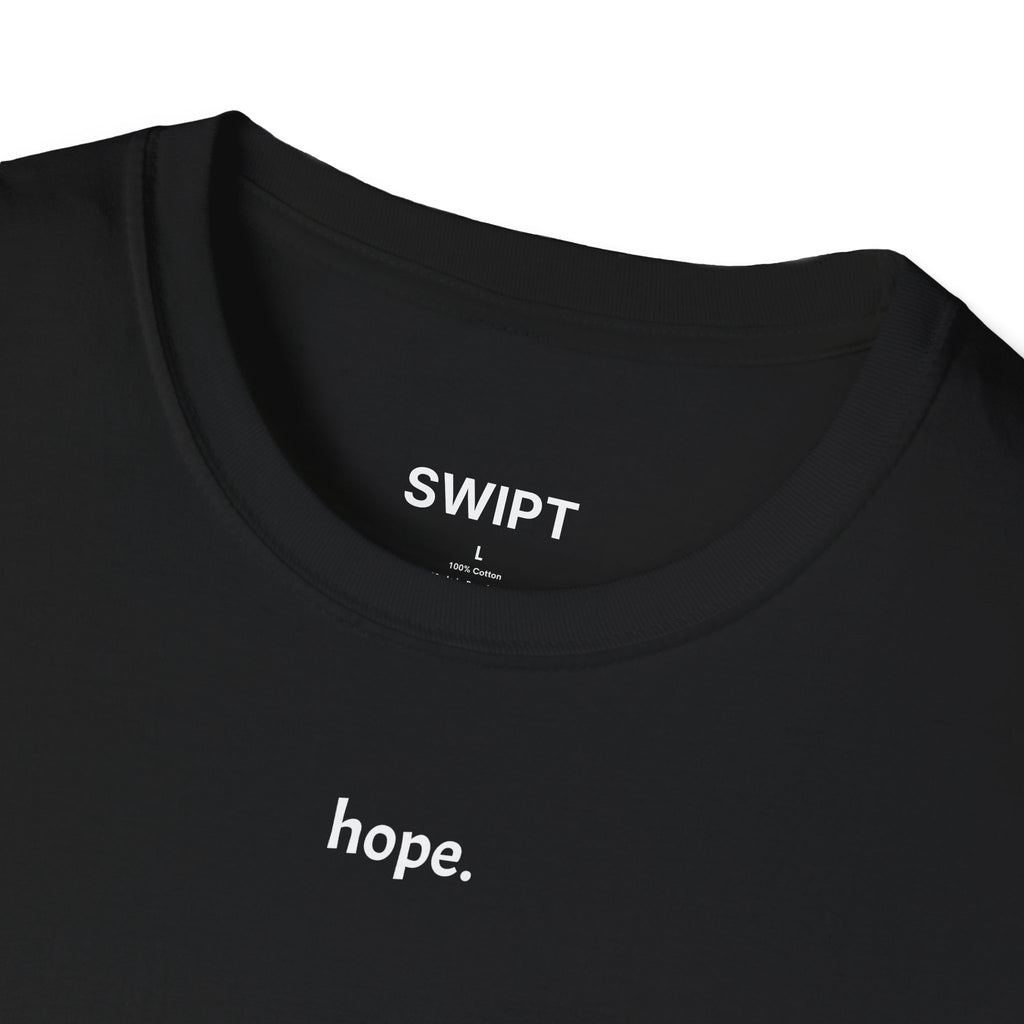 Hope Minimalist T-Shirt — Small Chest Script Tee