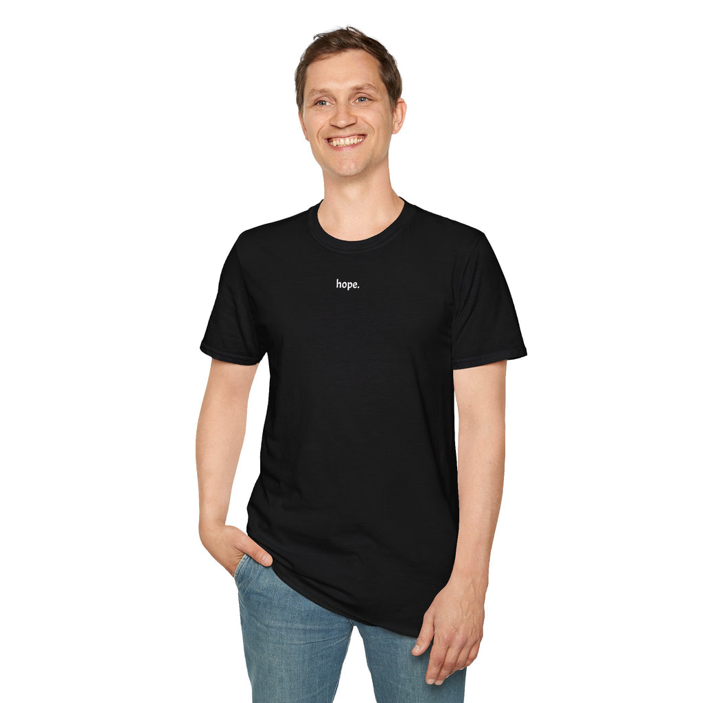 Hope Minimalist T-Shirt — Small Chest Script Tee