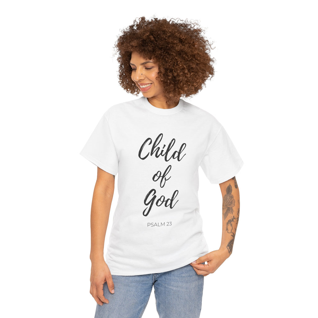Child of God T-Shirt — Inspirational Christian Tee (Psalm 23)