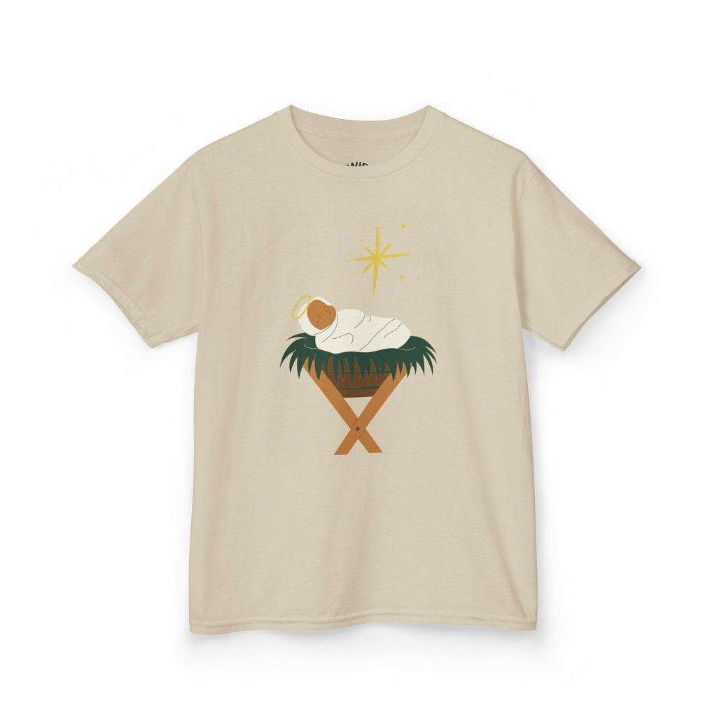 Kids Tee — Baby Jesus Manger Christmas Shirt