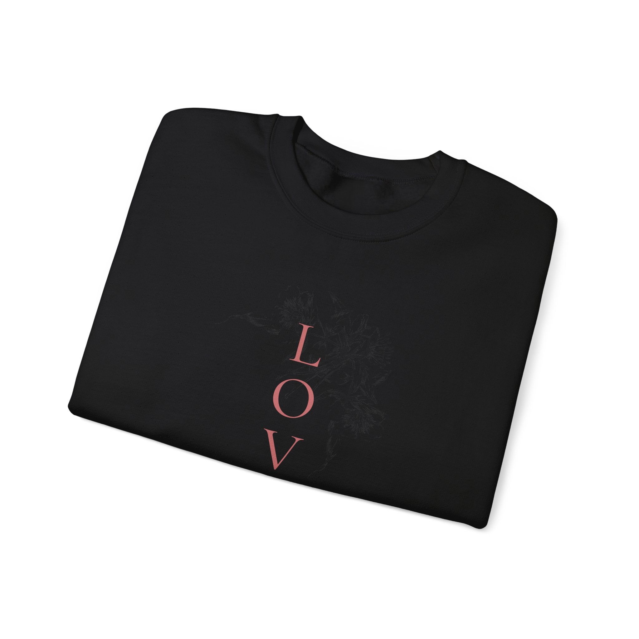 Loved by God Crewneck Sweatshirt — Christian Floral Faith Pullover