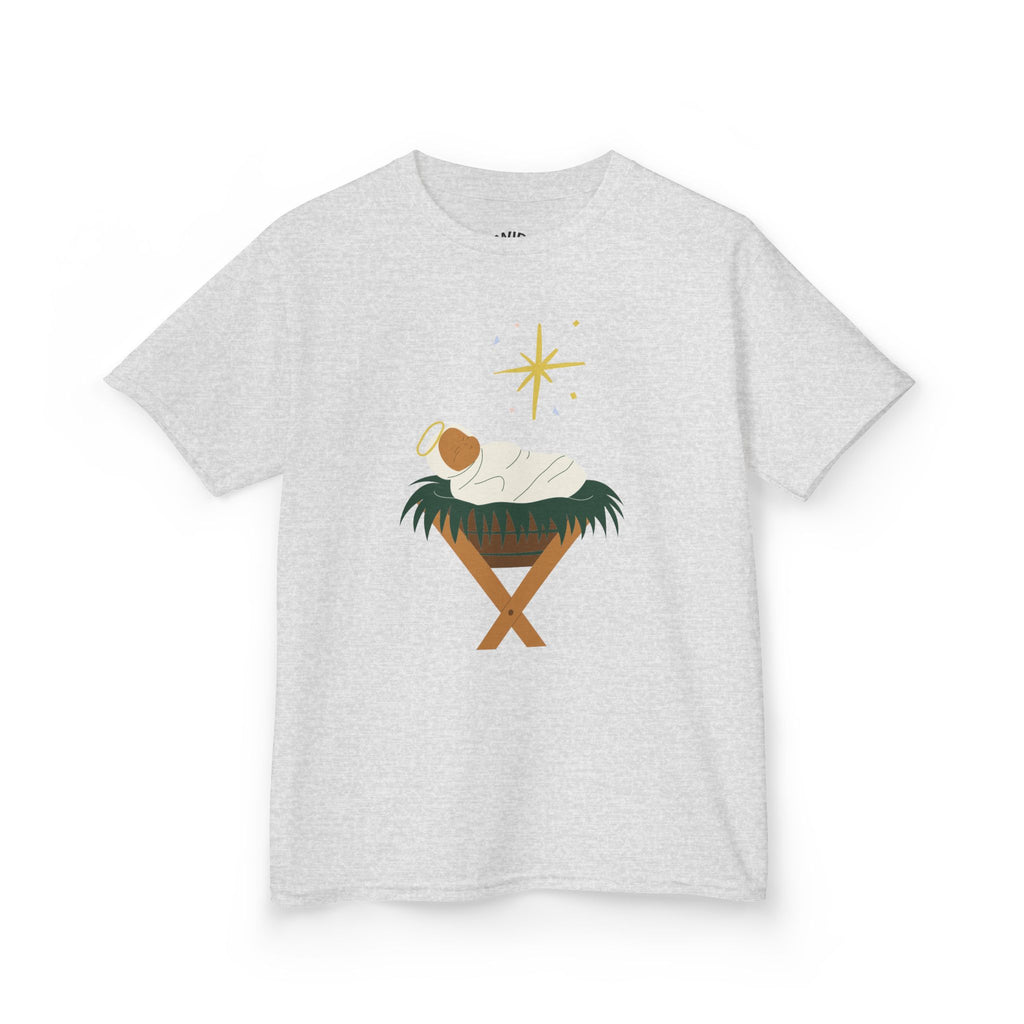 Kids Tee — Baby Jesus Manger Christmas Shirt