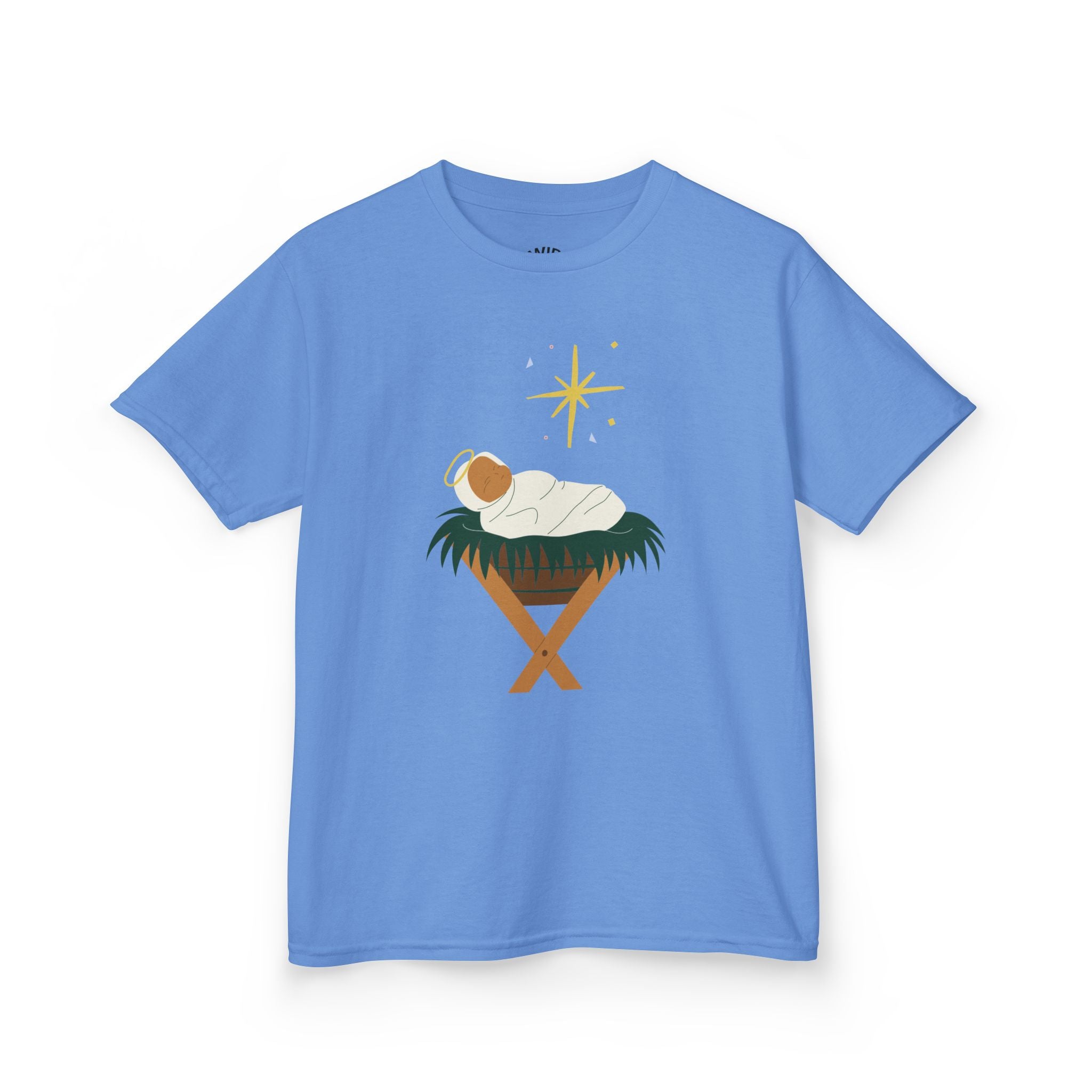 Kids Tee — Baby Jesus Manger Christmas Shirt